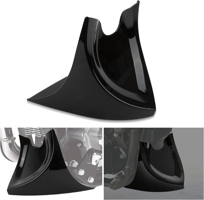 Kotflügel Vorne Spoiler für Harley Davidson Fatboy Softail Touring Glide Dyna 2004-2017, PSLER Boden