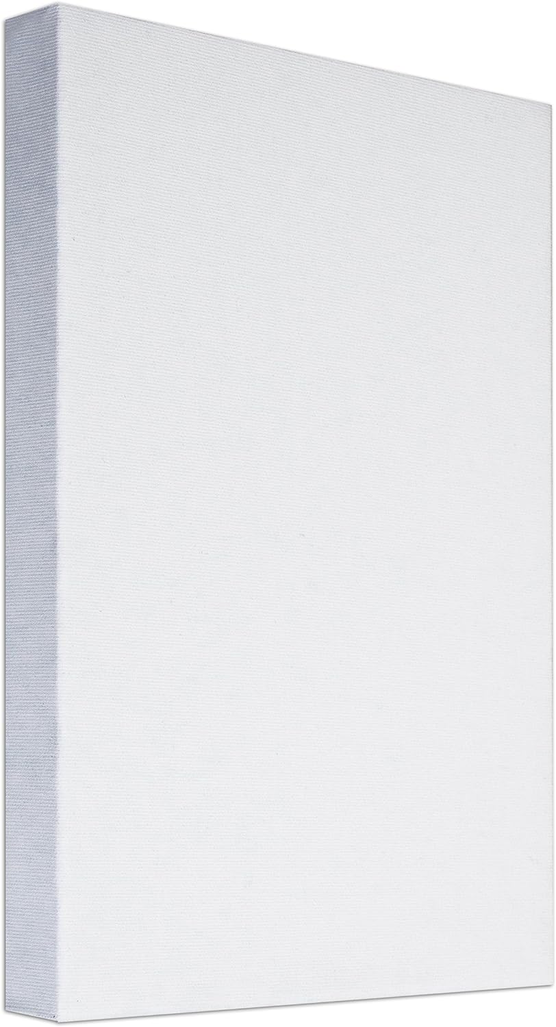 Arte & Arte 7152.0 Keilrahmen mit Leinwand für Maler, Tannenholz/Baumwolle, Weiss, 60 x 40 x 3.5 cm