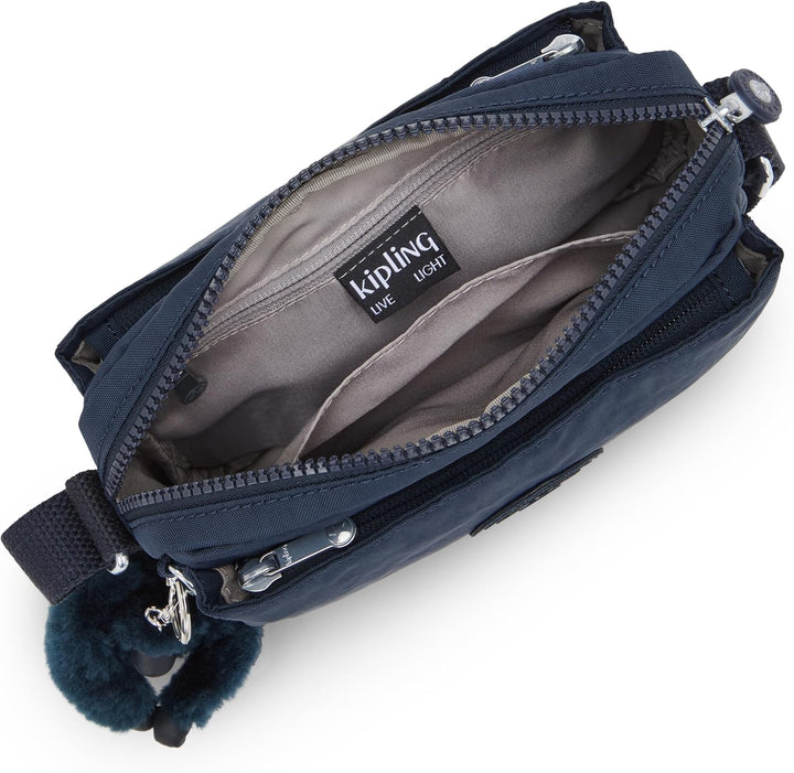 Kipling Damen Abanu Crossbody, Blue Bleu 2, 7.5x20x13.5 cm EU, Blue Bleu 2