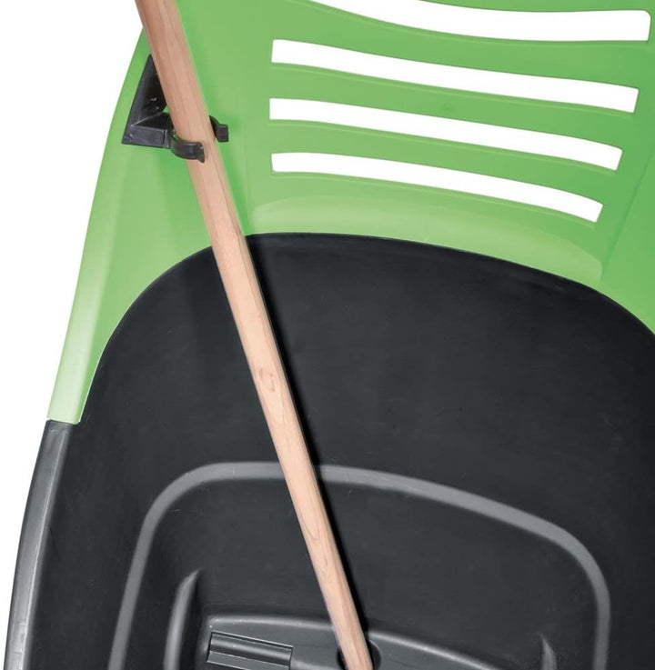 Ribimex Mehrzweck-Gartenwagen, Fassungsvermögen 65 Liter, Gestell aus Polypropylen, 2 Kunststoffräde