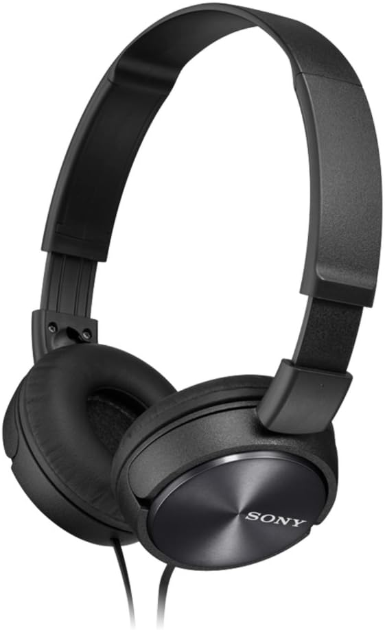 Sony MDR-ZX310W Lifestyle Kopfhörer, Schwarz, Schwarz