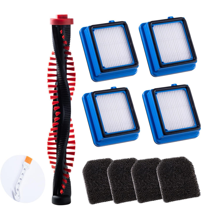ASKW1 Filterset Und Bürstenwalze für AEG 2in1 Akku Staubsauger QX6,QX7,QX8-2