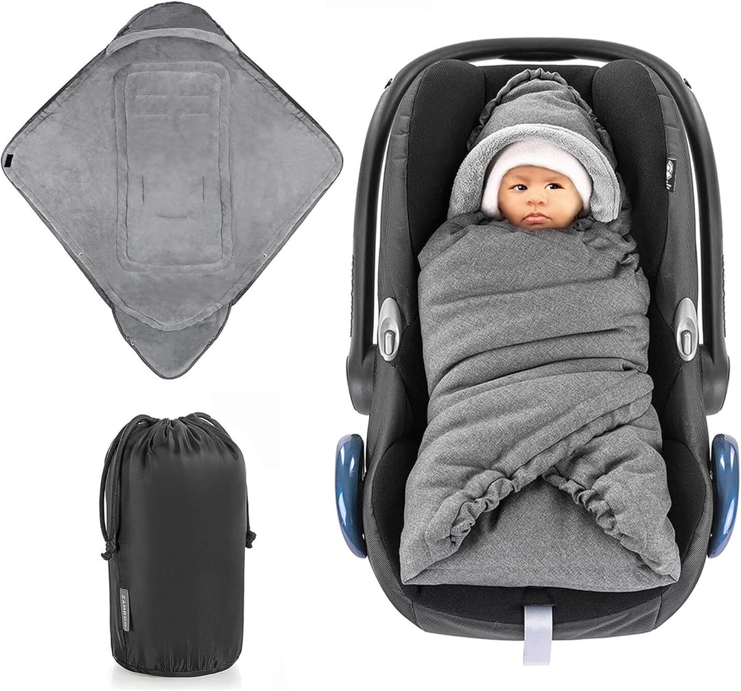 Zamboo Einschlagdecke für Babyschale und Kinderwagen - praktische Alternative zum Baby Winter-Fusssa