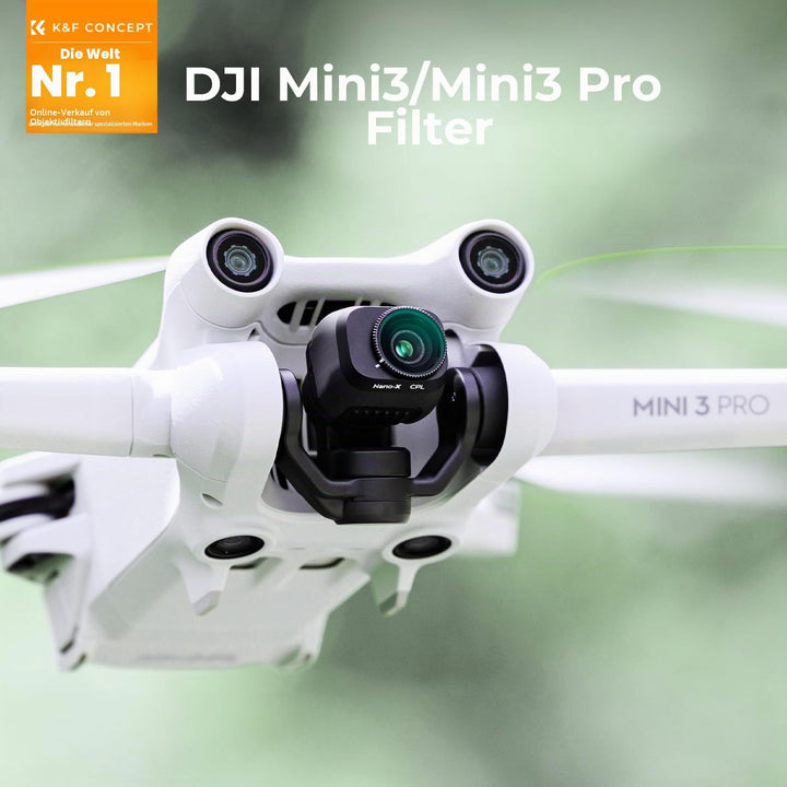K&F Concept Mini 3,Mini 3 Pro ND Filter Set,Variable ND2-ND32 und Variabler ND Filter ND32-512,kompa