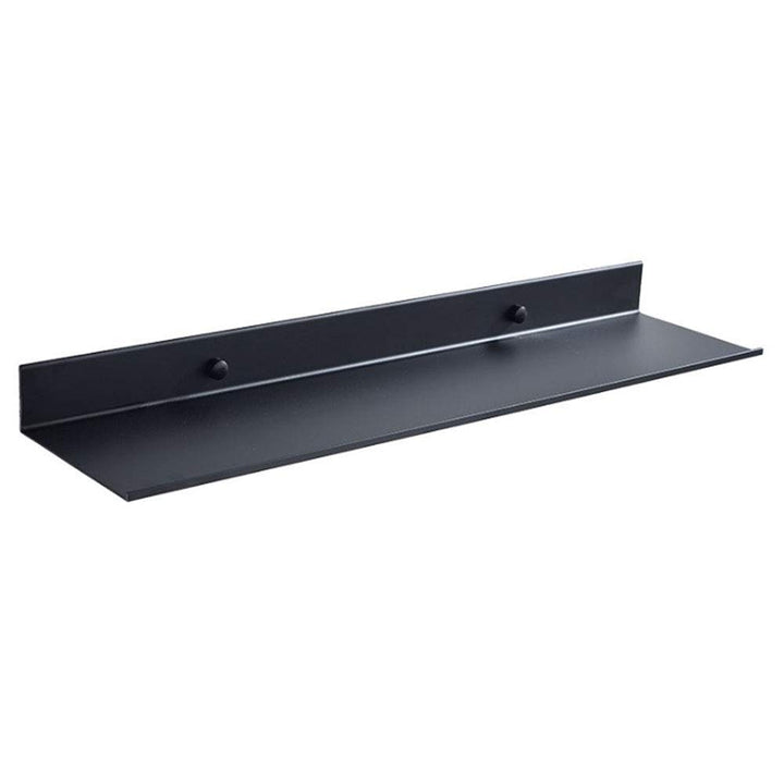 Schwarz Metall An der Wand montiert Schwimmende Regalleiste,Platzsparend Rostfrei Aluminium Badezimm