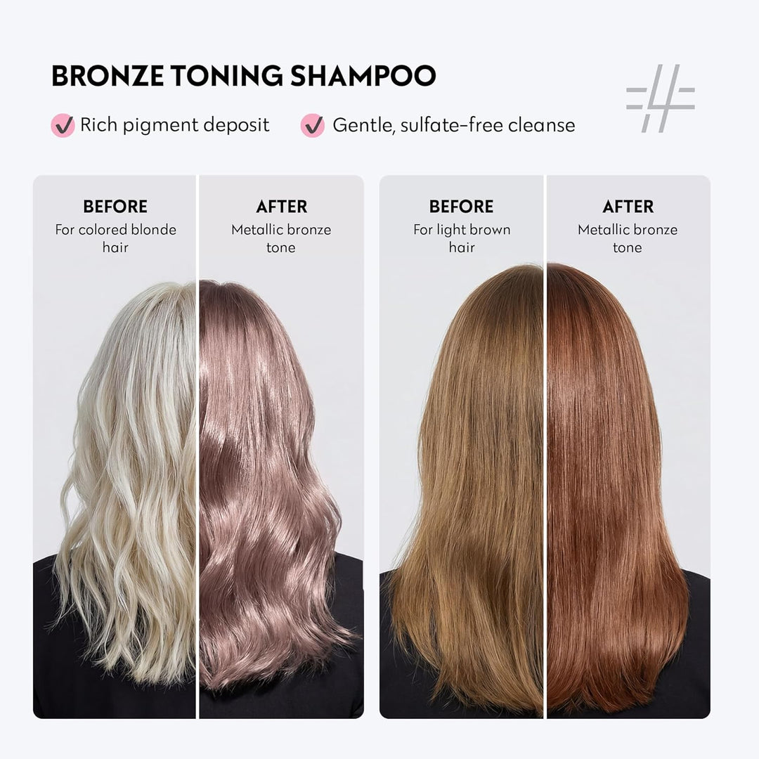 Four Reasons Tint Shampoo – Bronze – Hair Tones without Sulphates & Ammonia – Mild Natural Hair Dye