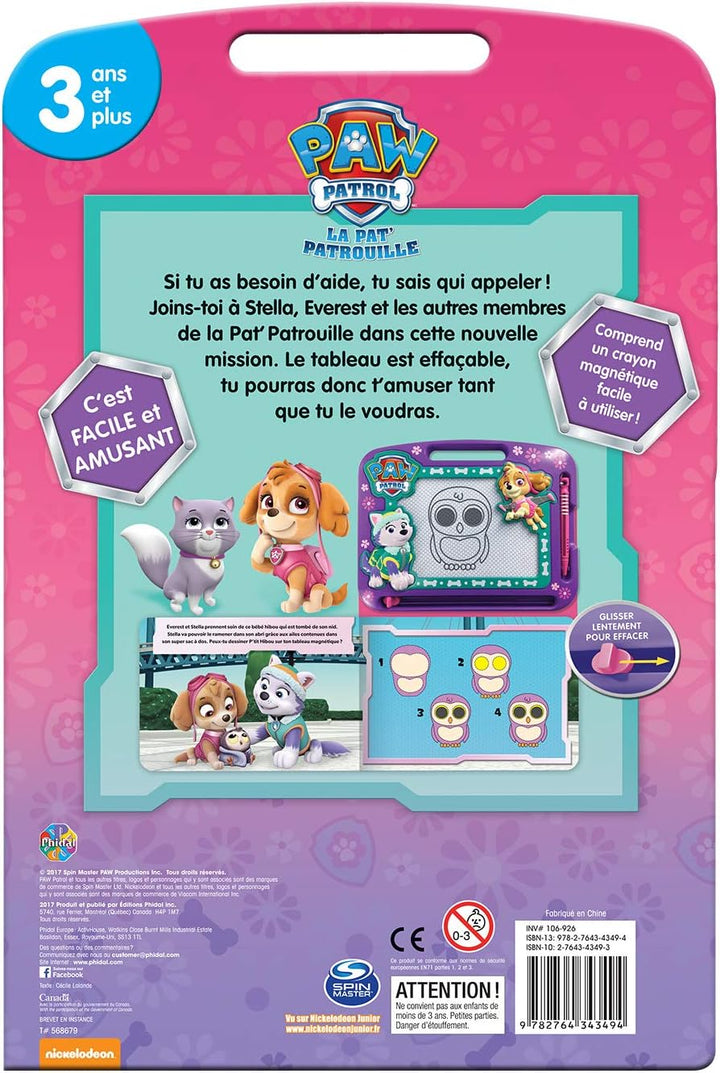 Nickelodeon Paw Patrol Schreiben und Zeichnen, Rosa