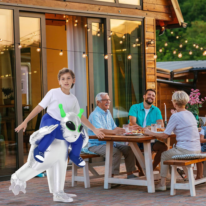 Aufblasbare Ausserirdische Kostüm Erwachsene Kinder Halloween Ausserirdische Kostüme Anzug für Männe