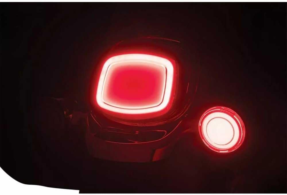 KURYAKYN Tracer Rear Kur2908 Turn Signals One Size Hinten 1156 Red Rote Linse, Hinten 1156 Red Rote