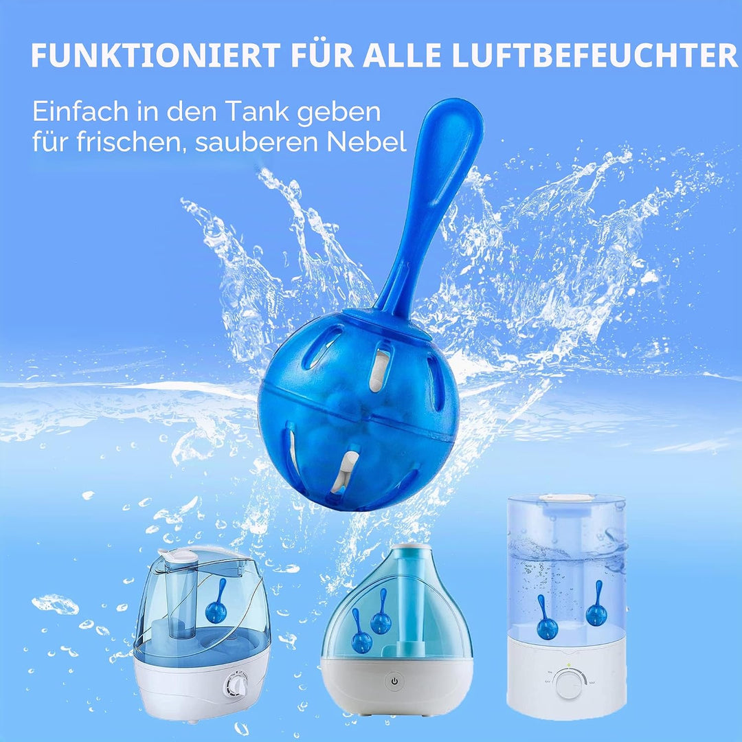 10 Stück Luftbefeuchter-Reiniger, Entmineralisierungs-Reinigungsball, funktioniert in allen Luftbefe