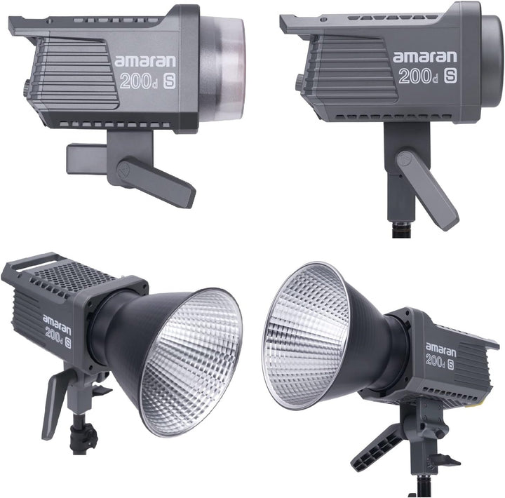 Aputure Amaran 200d S LED -Videolicht 200W Bowens Mount Daylight CCT 5600K CRI 96+ TLCI 99+ Unterstü