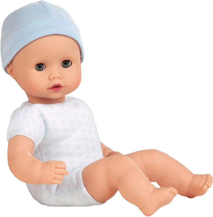 Götz 1320591 Muffin to Dress Junge Puppe - 33 cm grosse Babypuppe mit blauen Schlafaugen, ohne Haare