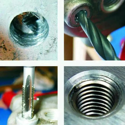 120 Stück Helicoils, M6 M7 M8 M9 M10 M11 M12 M14 M16 M18 Edelstahl Helicoil Typ Freilaufdrahtgewinde