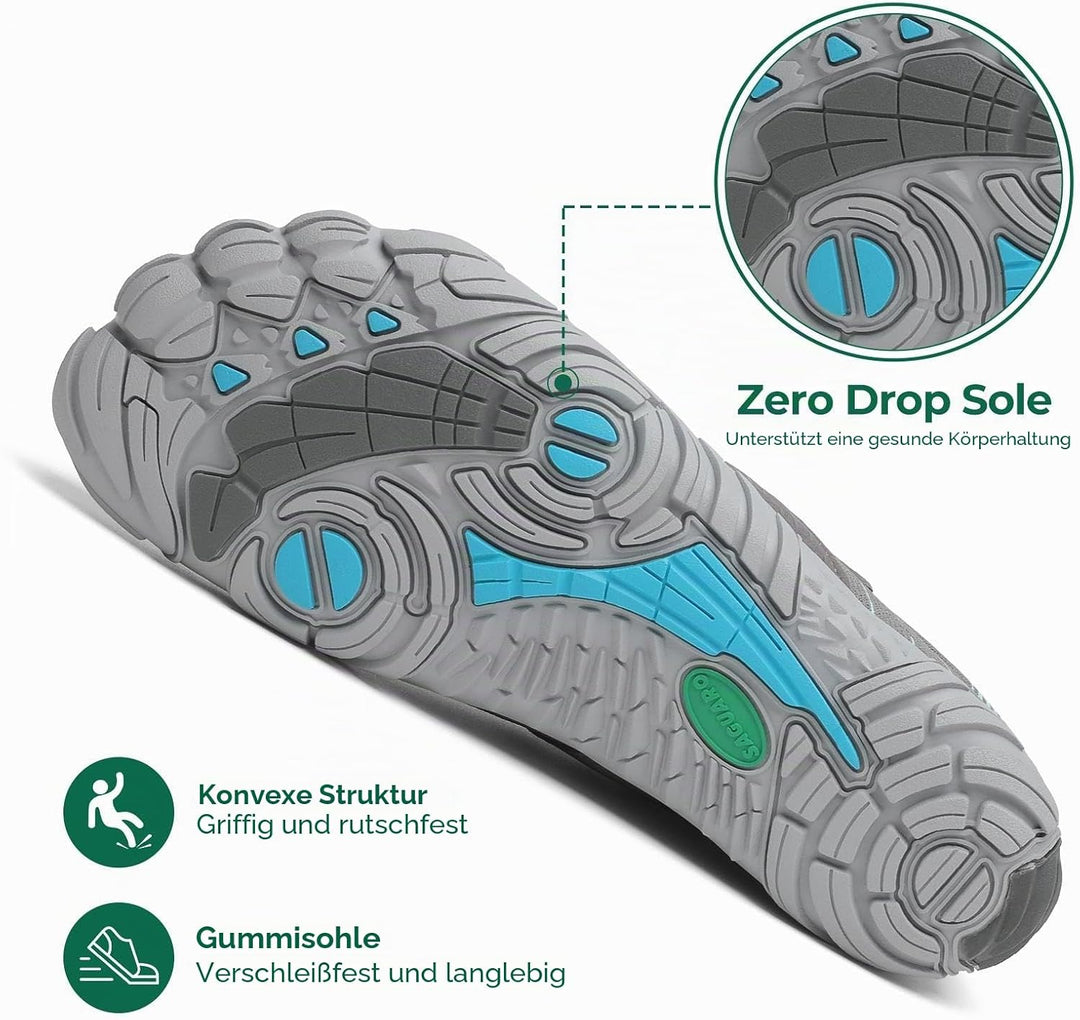 SAGUARO Herren Damen Barfussschuhe - Atmungsaktiv rutschfest Barfussschuhe - mit Breite Zehenbox und
