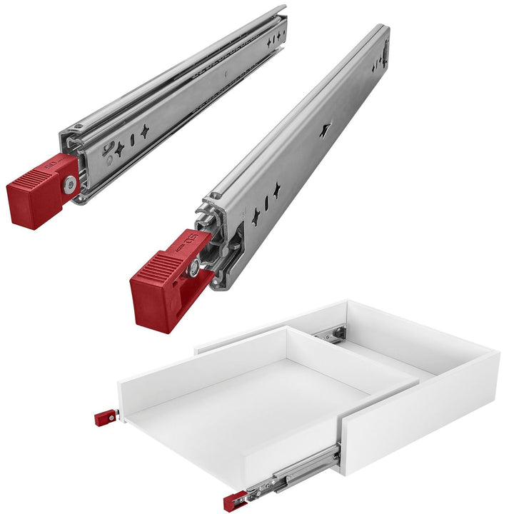 1 Paar SOTECH Schwerlastauszüge VarioSlide KV2-100-H53-L750-EH 750 mm mit Lock-in/out Einrastfunktio