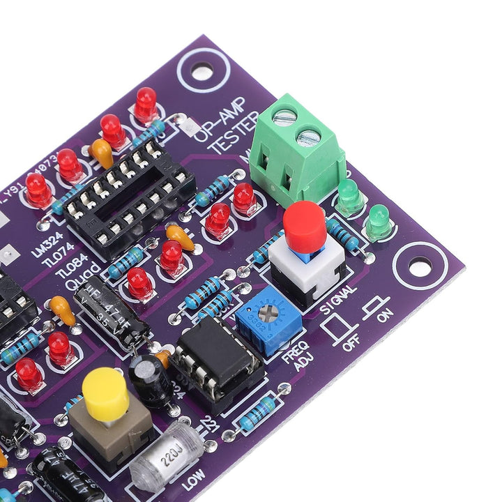OP AMP Testmodul Operationsverstärker Testbrett Verstärkung Schaltung Test für Einzel Doppel Quad DC