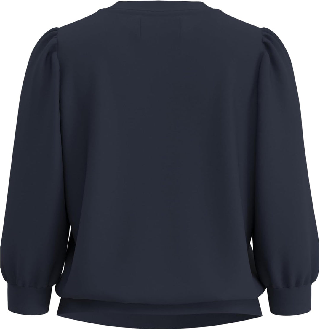 SELECTED FEMME Female Sweatshirt Puffärmel, Dark Sapphire