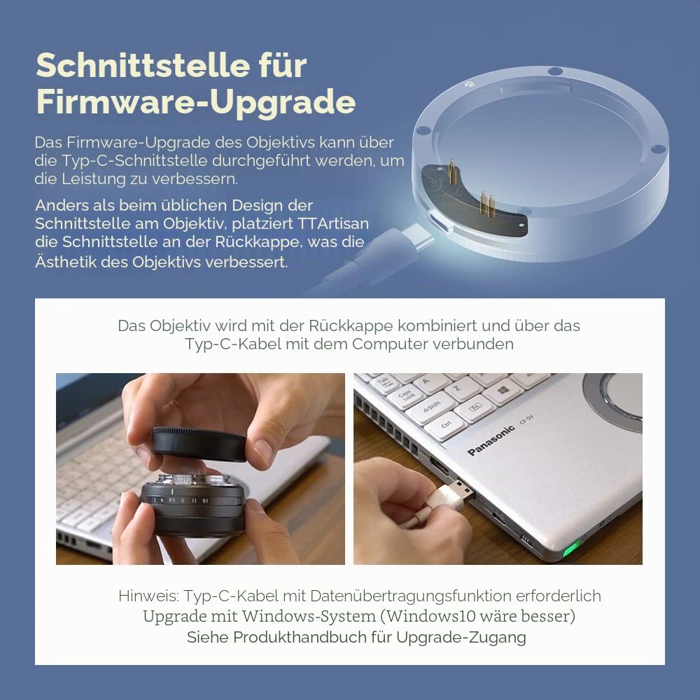 TTARTISAN AF 27mm F/2.8 E APS-C Fester Fokus Linse für Sony E-Bajonett A6000 A6100 A6300 A6500 ZV-E1