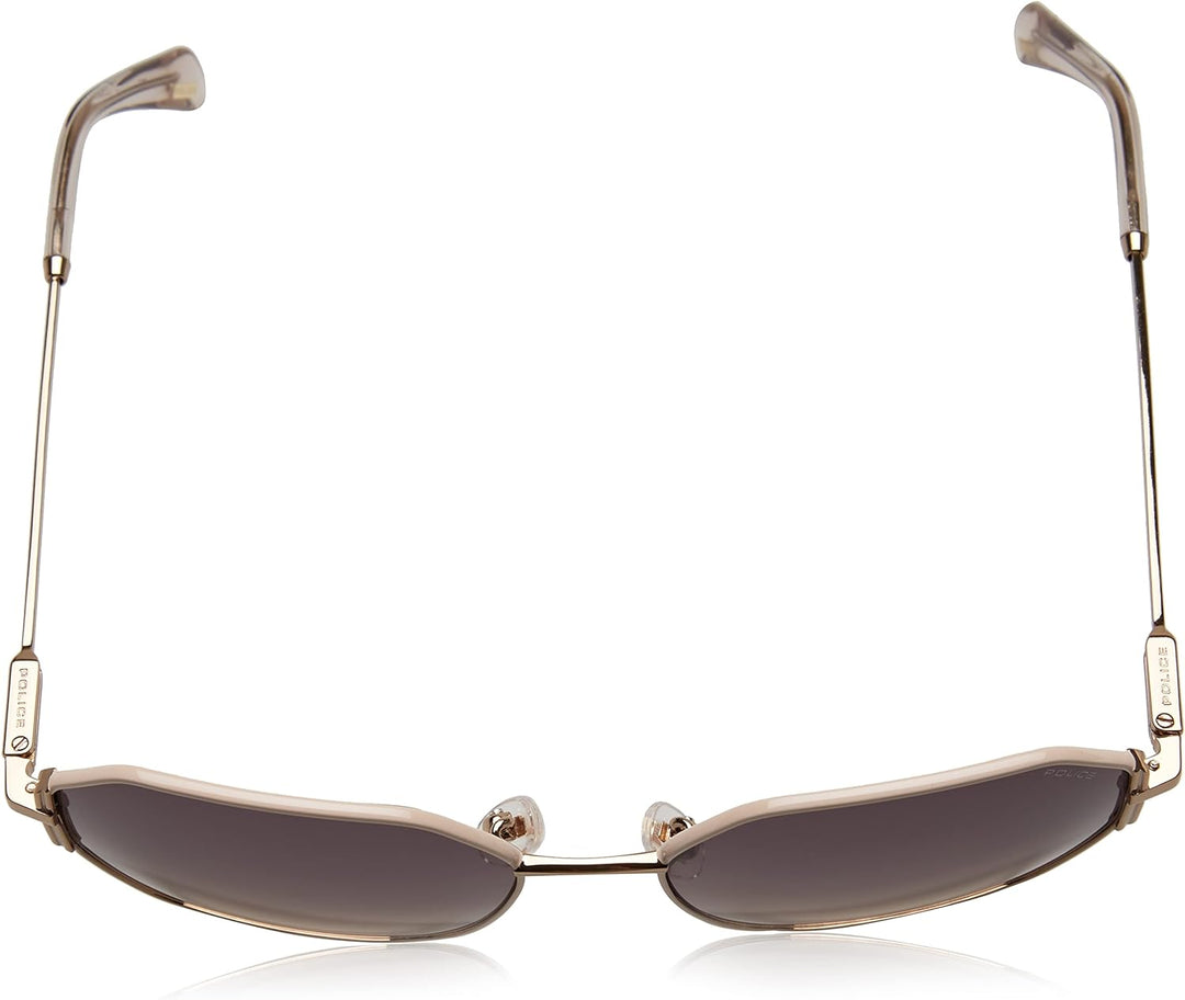 Police Unisex SPLF35 Sunglasses, Brown, 55