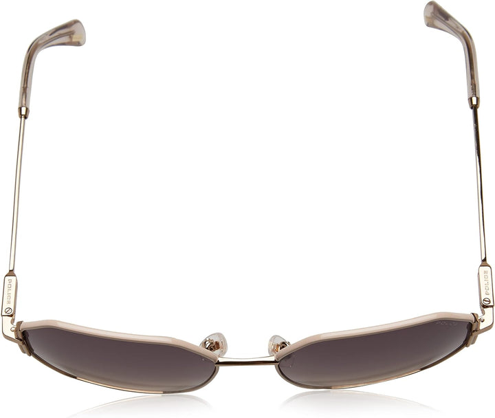 Police Unisex SPLF35 Sunglasses, Brown, 55