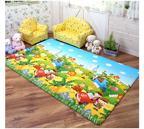 Spielmatte - Dwinguler - Safari - Large - 2,3m * 1,4m * 15mm, Safari