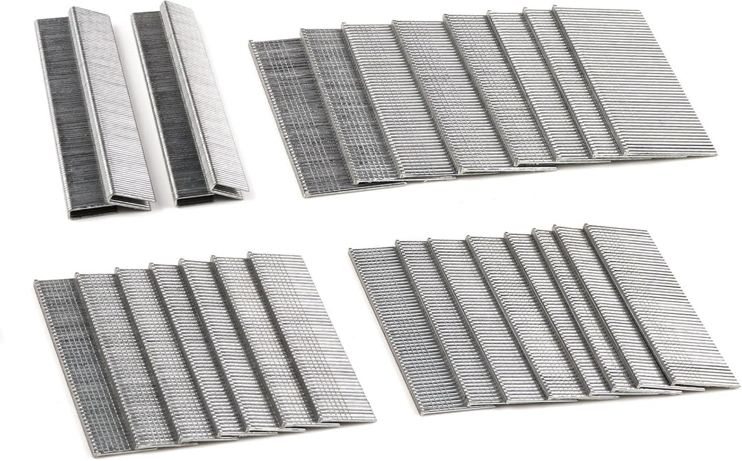 NEU MASTER Nägel 18GA und Klammern Type90 18GA Set Insgesamt 1600 Stück für NTC0040/NTC0023 Tacker,