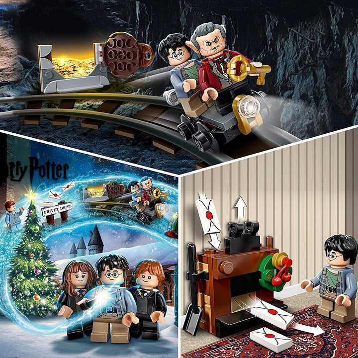 LEGO 76390 Harry Potter Adventskalender 2021, Weihnachtskalender, Kinder ab 7 Jahren mit 6 Minifigur