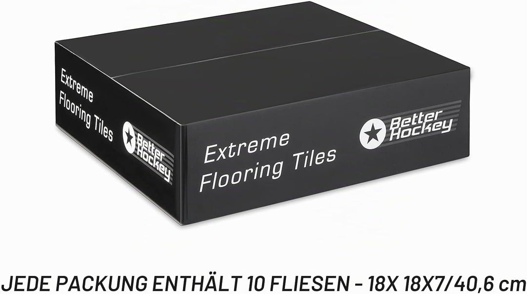 Better Hockey Extreme Dryland Flooring Tiles 10-Pack - Grösse 2 m² Hockey Fliesen