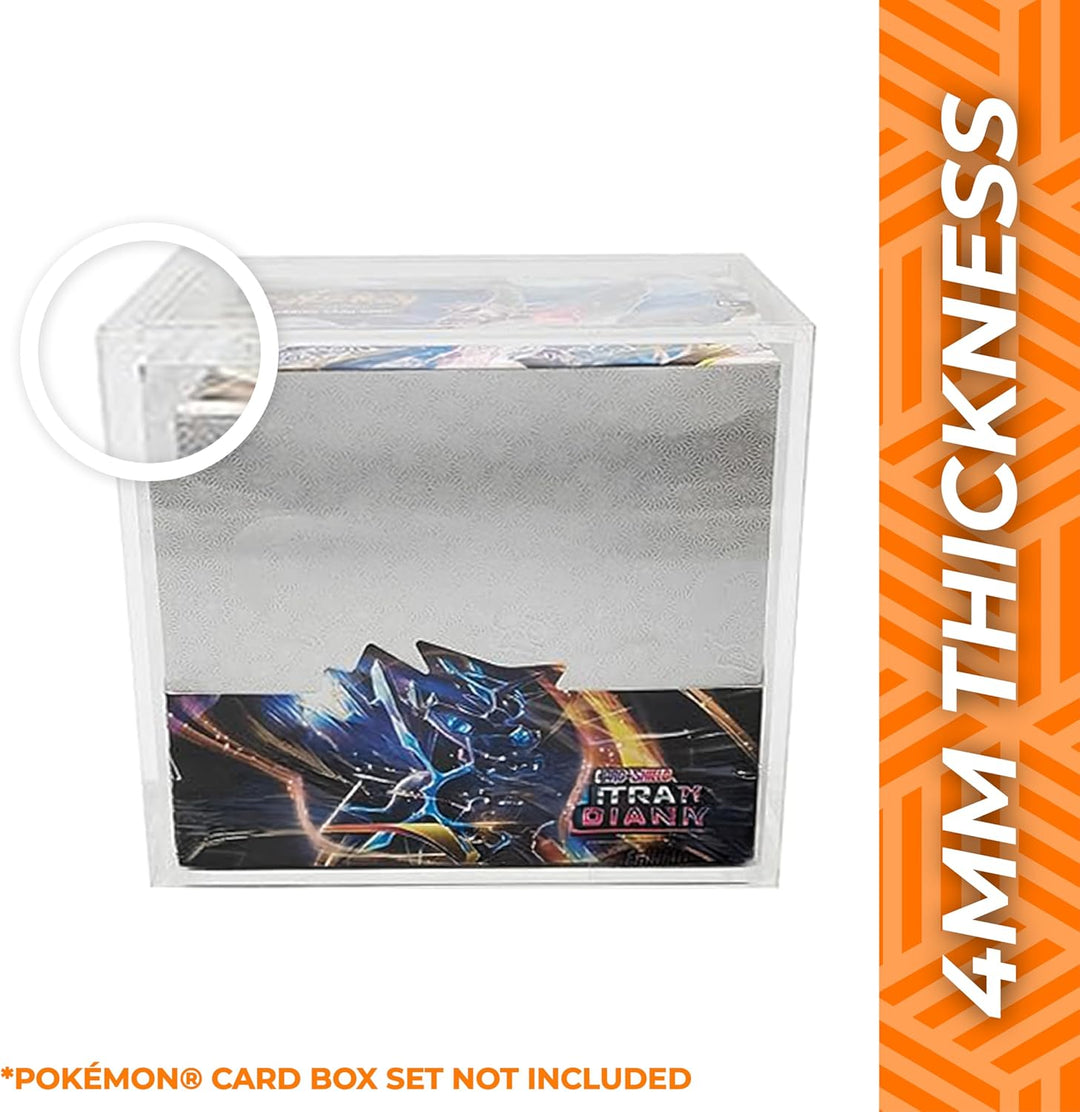 Acryl-Aufbewahrungsbox für Pokemon Booster Box: Schützen Sie Pokemon-Boxen, sammeln und präsentieren