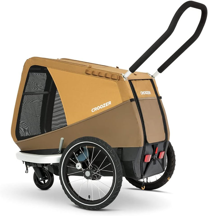 Croozer Unisex – Erwachsene Dog ENNA Sundown Yellow Hundeanhänger, Gelb, Einheitsgrösse für alle