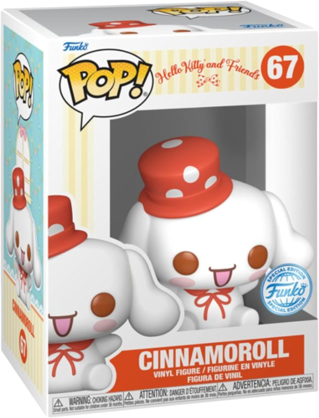 Funko Sanrio Hello Kitty and Friends Pop Cinnamoroll Vinyl Figure Hot Topic Exclusive