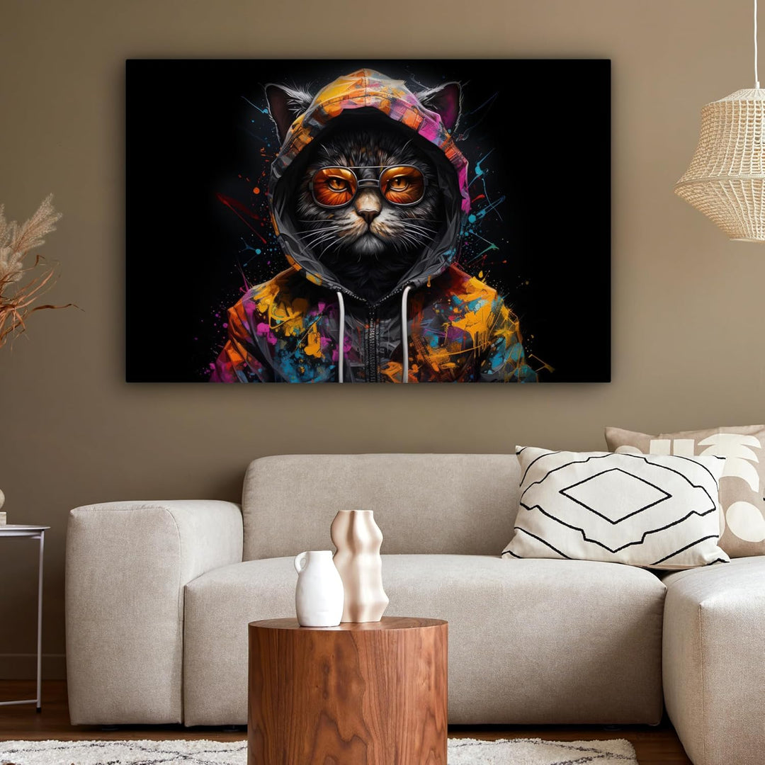 MuchoWow© Leinwandbild Gross 120x80 cm XXL Dekoration Wohnzimmer Bilder Aufhängen Wall Decoration Li