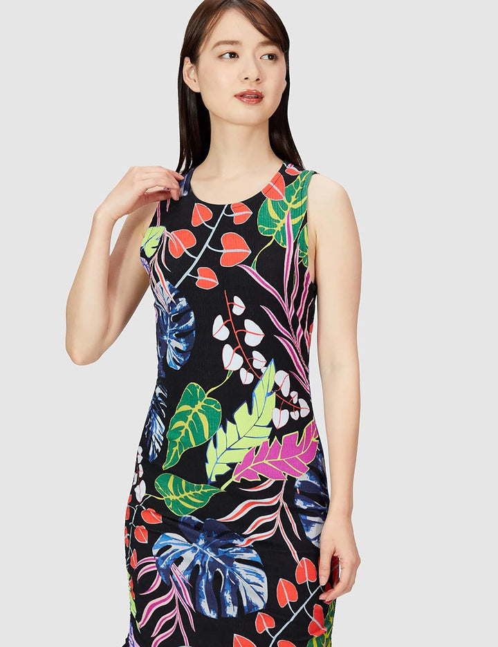 Desigual Damen 21WWVKA52000XS Kleid, Black, XS