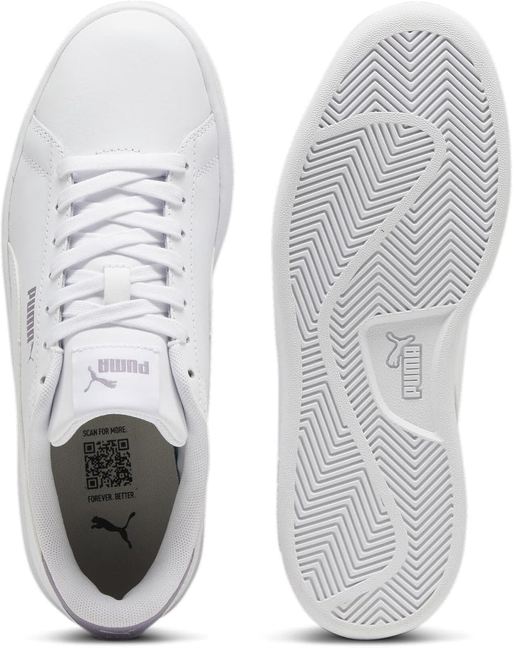 PUMA Herren Smash 3.0 L Sneaker 38 EU Puma White Puma White Puma Gold, 38 EU Puma White Puma White P