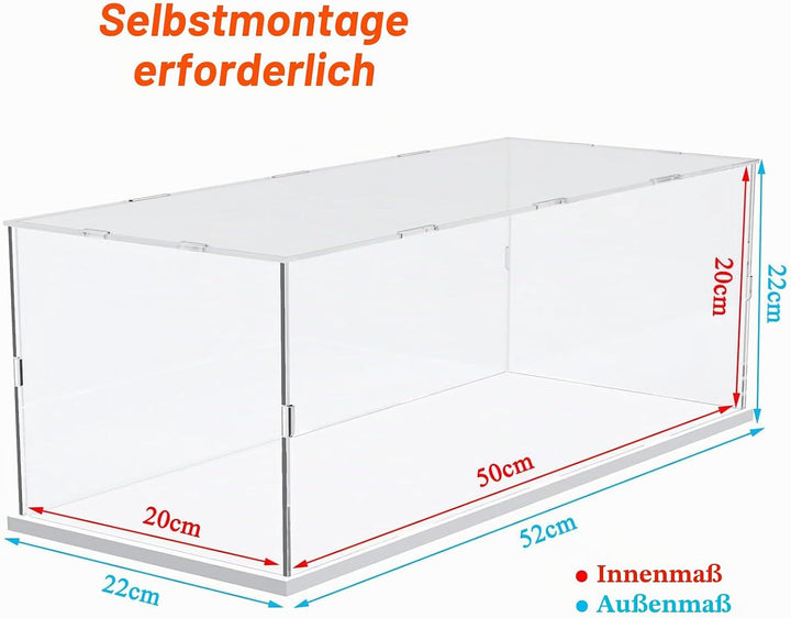 Acryl Vitrine Klar für Lego Actionfiguren Funko Pop Modell Skulptur Transparenter Plexiglas Display