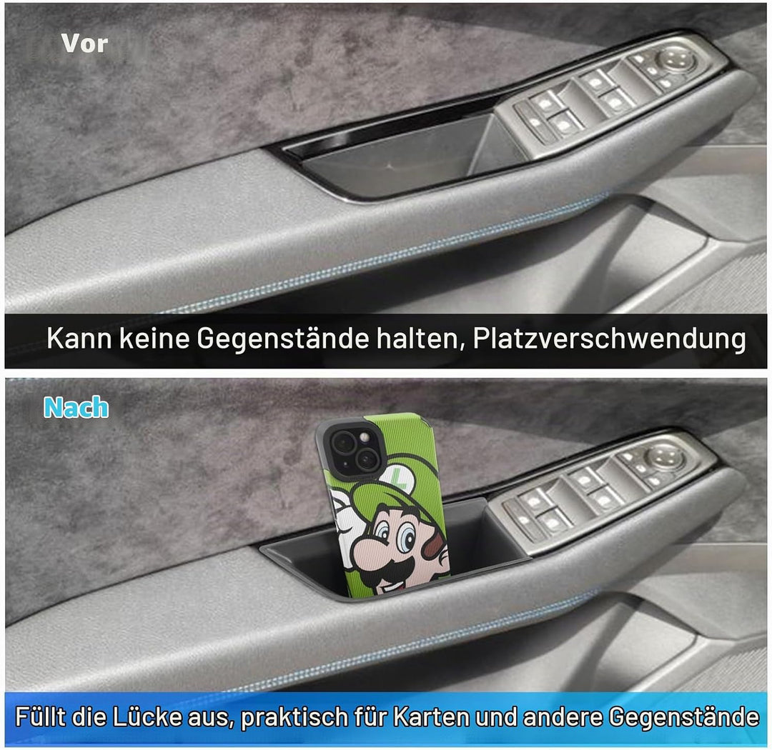 CDEFG Kompatibel mit Renault Rafale 2024 2025 Auto Aufbewahrungsbox Austral Autotür Innenrahmen Box