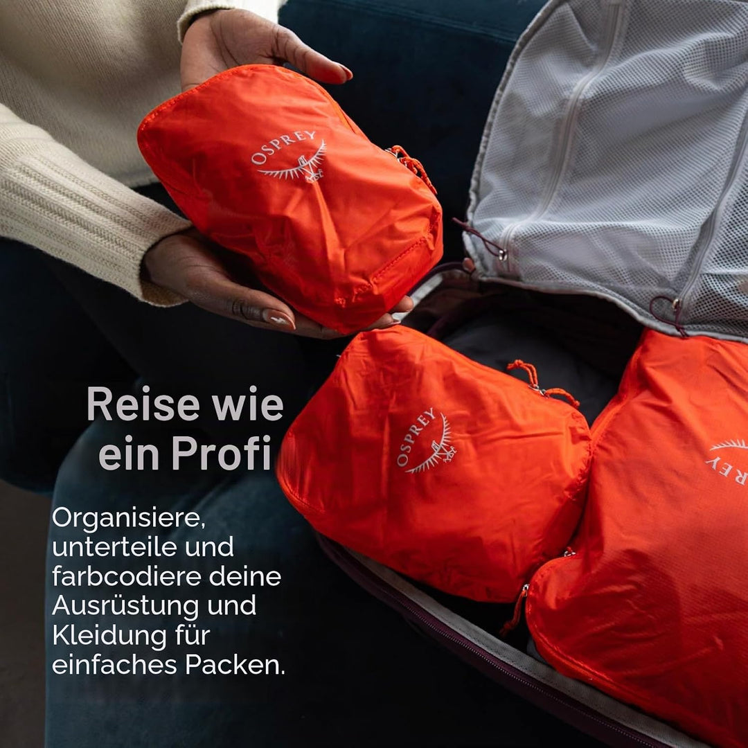Osprey Ultralight Packwürfel Mars Orange S - Fassungsvermögen 2L, Mars Orange S - Fassungsvermögen 2