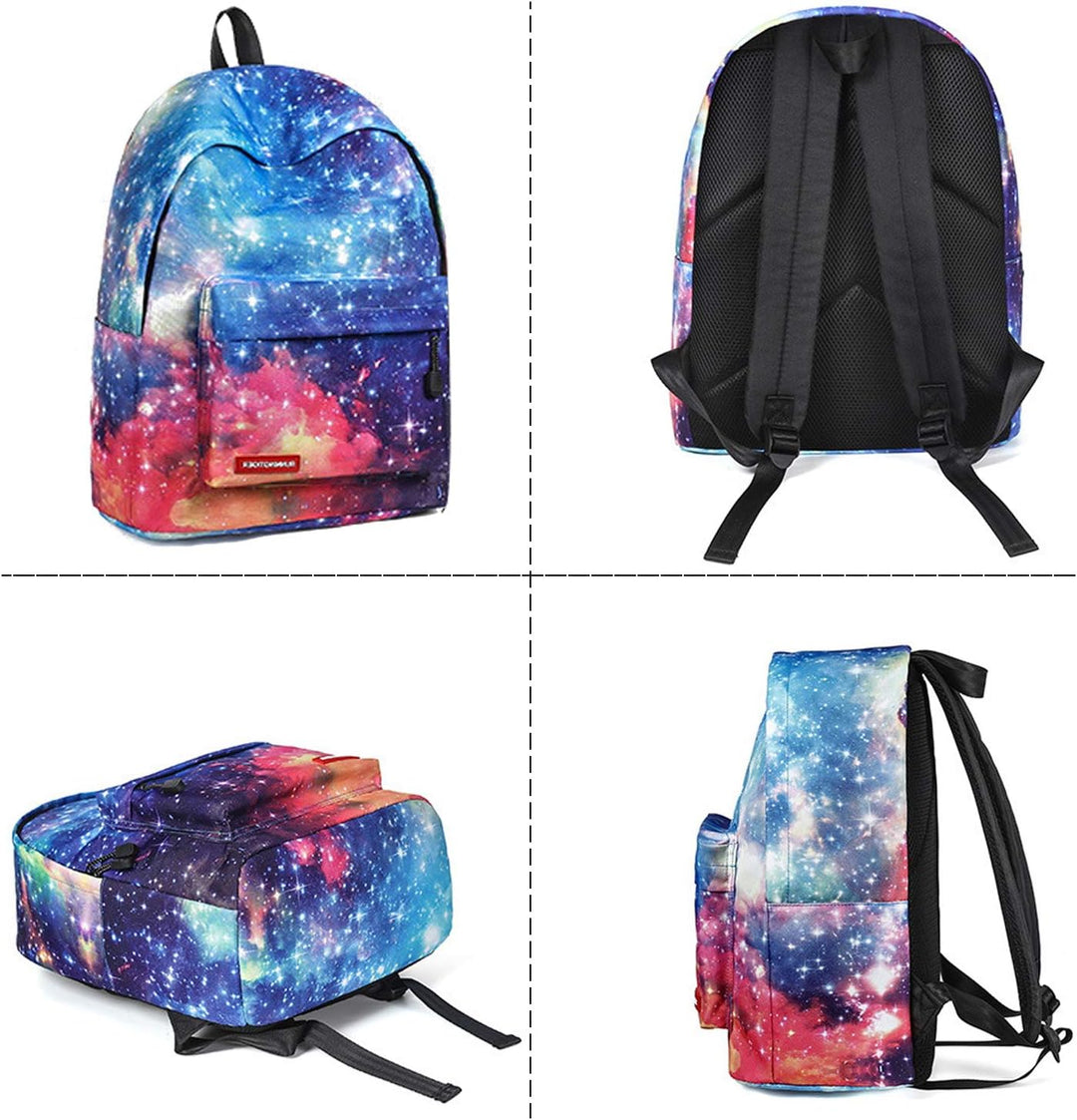 FANDARE Kinderrucksack Schulranzen Schulrucksack Galaxy Schultasche Junge Mädchen Rucksäcke Schulran