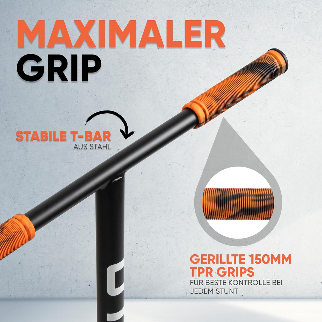Apollo Stunt Scooter - Eagle, eloxierter Profi Stuntroller, Kinder Scooter mit ABEC 9 Kugellagern, 1