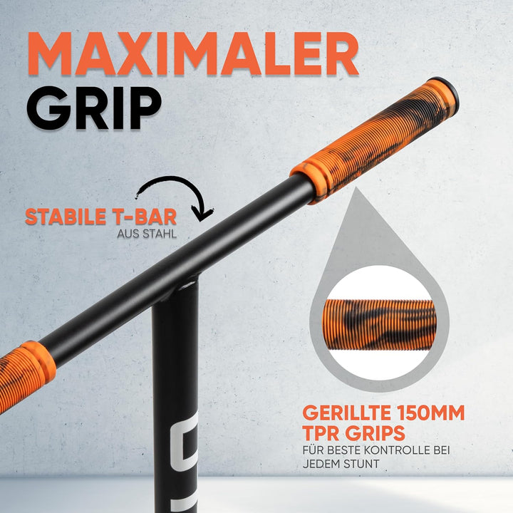 Apollo Stunt Scooter - Eagle, eloxierter Profi Stuntroller, Kinder Scooter mit ABEC 9 Kugellagern, 1