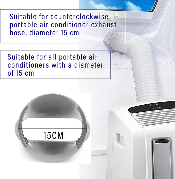 Klimaanlage Fensteradapter, Klimagerät Fenster Adapter, Abluftschlauch-Kit, Klimageräte-Zubehör für