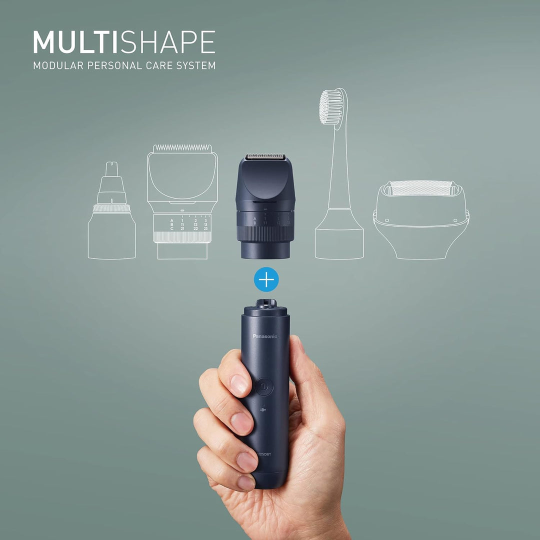 Panasonic MULTISHAPE modulares Körperpflege-System ER-CTN1, Bart- und Haartrimmer für Männer mit wie