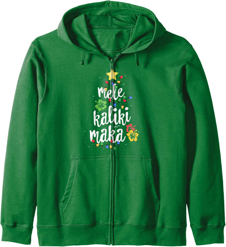 Mele Kalikimaka Shirt For Women Hawaiian Hawaii Christmas Kapuzenjacke