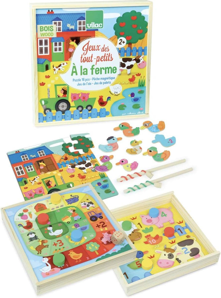 Vilac vilac6223 Farm Tiny Tots Spiel Set