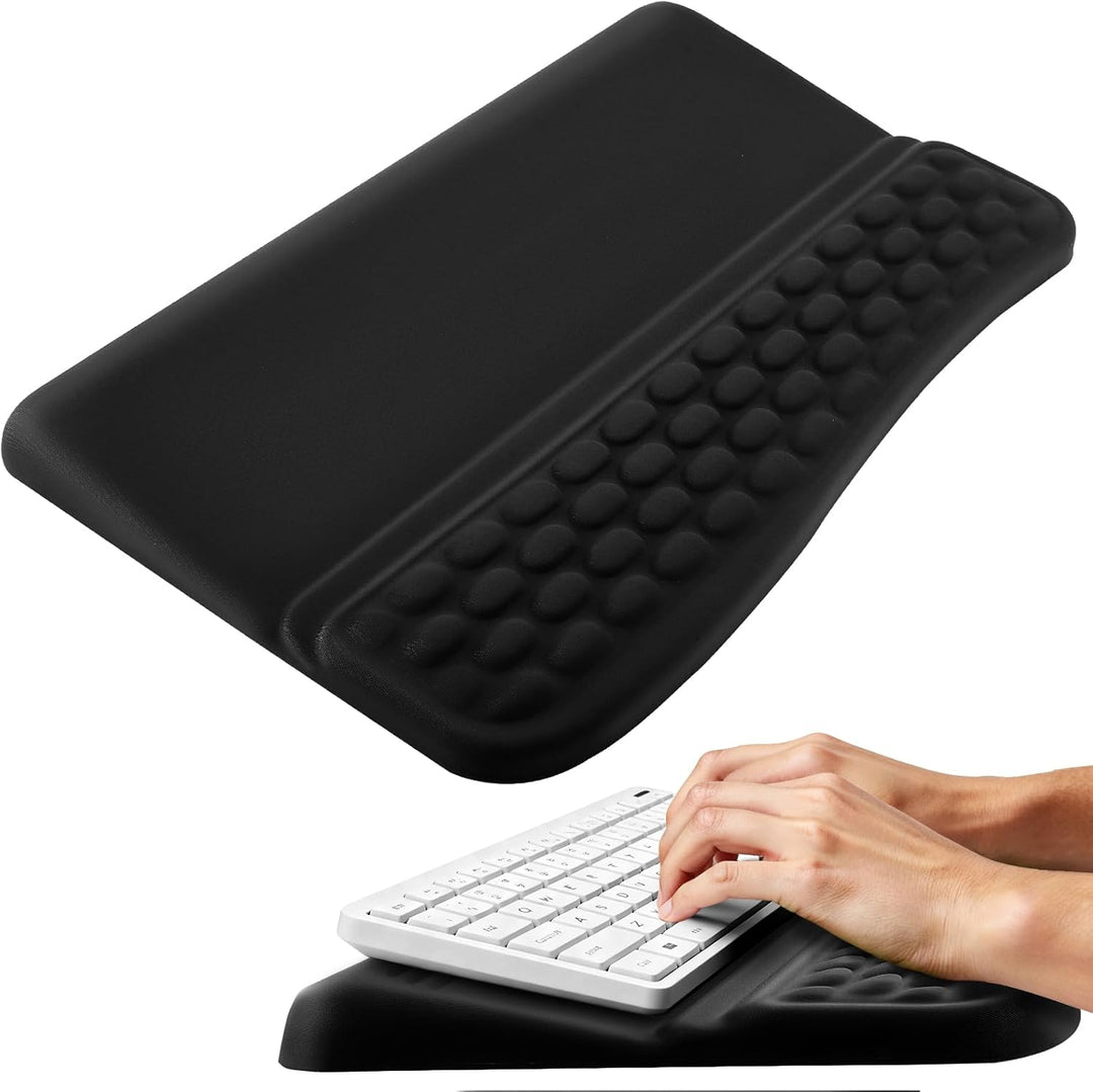 Handballenauflage Tastatur,Handstütze Tastatur Handauflage Ergonomisch,Memory-Schaum Rutschfest Tast