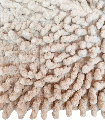 ottoman Shaggy Teppich, Baumwolle, beige, 90 x 150 cm 90 x 150 cm Beige, 90 x 150 cm Beige