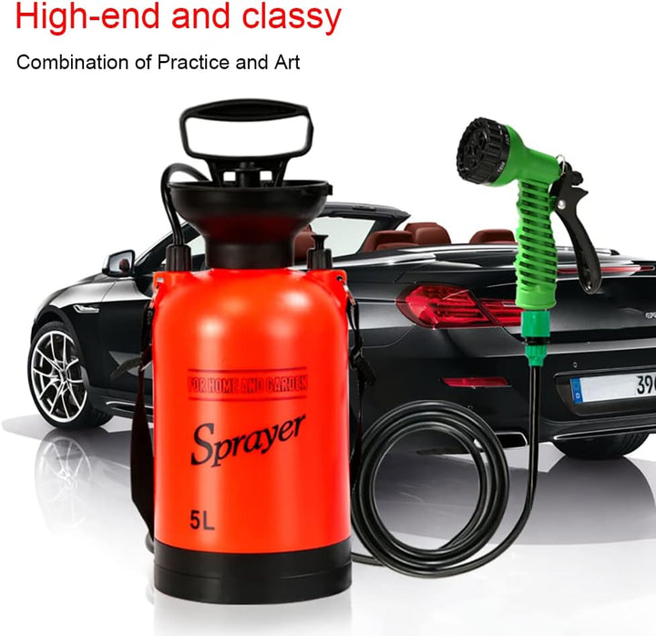 Tragbare Outdoor Camping Dusche Outdoor-Duschdüse Multifunktions Badesprüher Haustier-Badewanne Mit