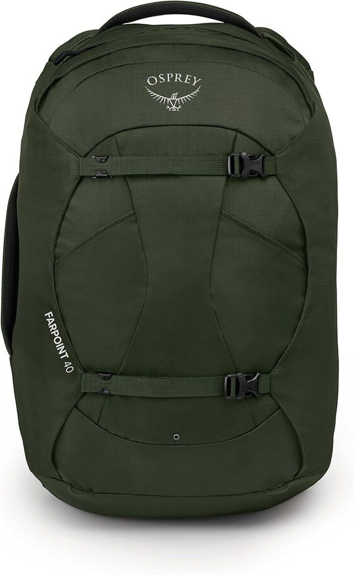 Osprey Herren Farpoint 40 Rucksack (1er Pack) Gopher Green Einheitsgrösse Bundle mit Packing Cube Se