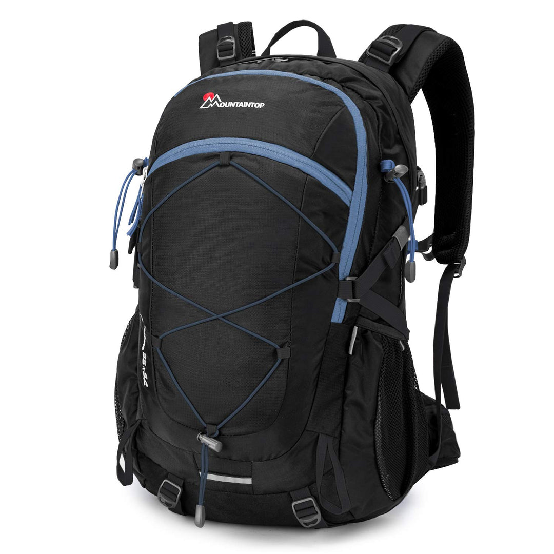 MOUNTAINTOP 40L Wanderrucksack Herren Damen Trekkingrucksack Outdoor Rucksäcke mit Regenhülle für Ca