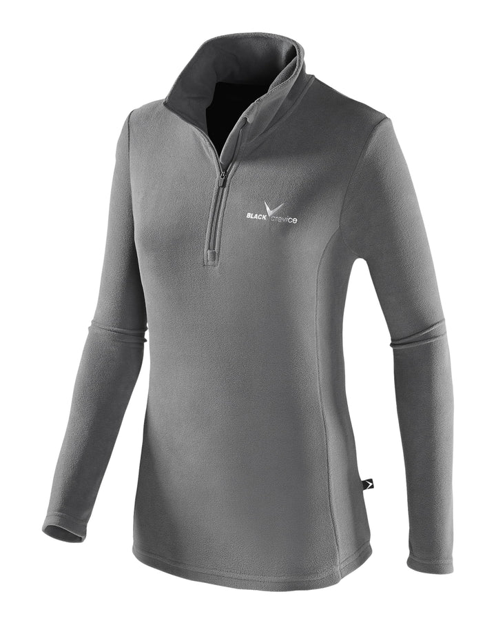 Black Crevice Damen Fleece-Skirolli I Ski-Pullover für Damen Grössen I Damen-Funktionsshirt I Damen